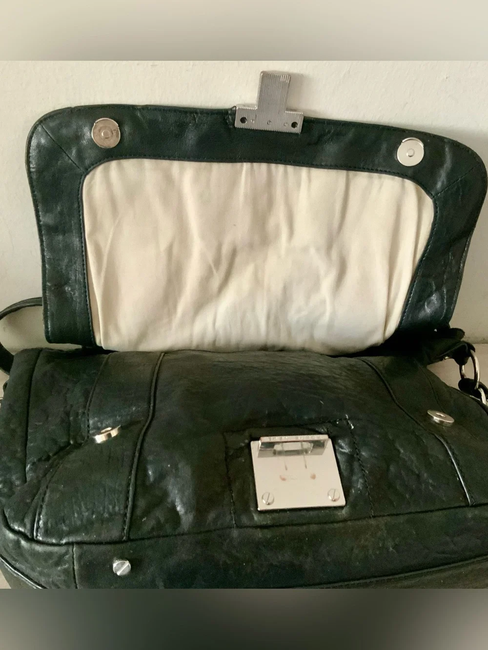 TORY BURCH DAYTON LARGE CITY SATCHEL SHOULDER BAG FROM 2010